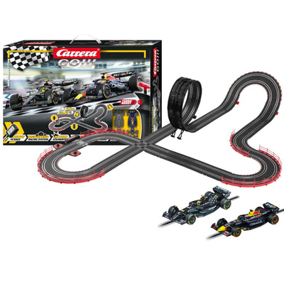 Carrera GO!!! Max Competition Rennbahn-Set I Rennbahn mit lizensierten Slotcars | bis zu 2 Spieler | Für Kinder ab 6 Jahren & Erwachsene