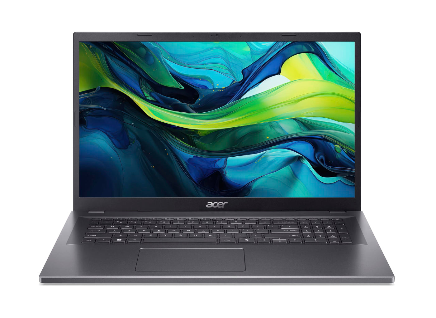 acer Aspire 17 (A17-51M-77Z7) Laptop, 17" FHD IPS Display, Intel Core i7-13620H, 16 GB RAM, 512 GB SSD, Intel UHD Graphics, Windows 11, QWERTZ Tastatur, grau