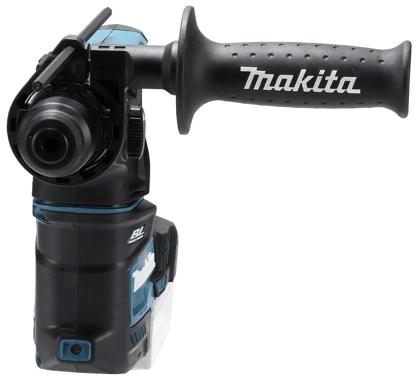 Makita DHR171RAJ Akku-Bohrhammer für SDS-PLUS 18 V / 2,0 Ah, 2 Akkus + Ladegerät im MAKPAC, Schwarz, mit 2x Akku 2,0 Ah