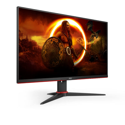 AOC Gaming 24G2ZE 60 cm (23,8 Zoll) Monitor (FHD, HDMI, DisplayPort, FreeSync, 0,5 ms Reaktionszeit (MPRT), 240 Hz, 1920 x 1080) schwarz/rot