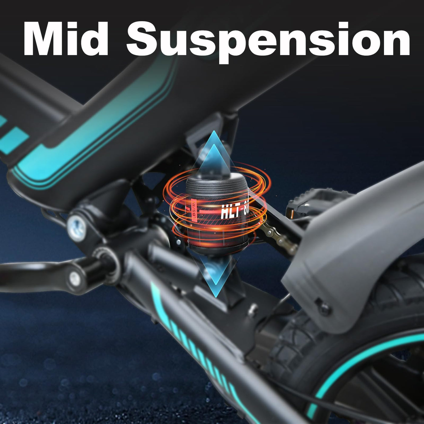 IDMD 14 Zoll E-Bike Klappbar, 36V 10,4Ah Akku und Bis 45 km Reichweite, 250W Motor, Einstellbarer Höhe Mini Elektro-Klapprad für Stadt & Pendler Damen und Herren (Blau)