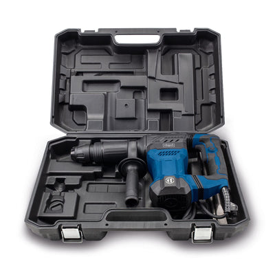 Scheppach Abbruchhammer AB1500x Betonhammer | 20J Schlagkraft | 1300W Leistung | SDS-Max | 4100 BPM | 6kg leicht | inkl. Spitz- und Flachmeißel und Koffer