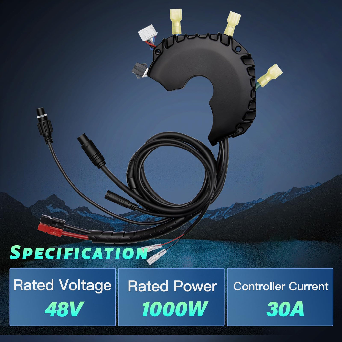 Bafang Controller 48V 1000W für BBS-HD Mittelmotor, BBS Controller für Elektrofahrrad Mid Drive Umbausatz Aktuelles Modell