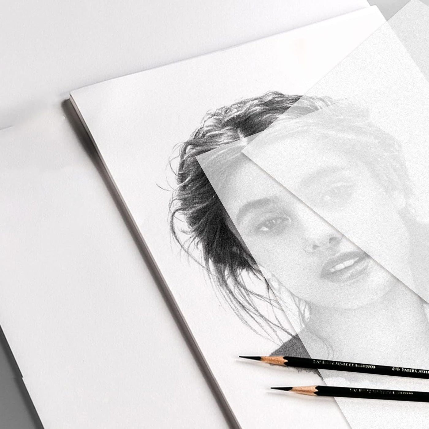 30cm x 50m Transparentpapier Rolle, Skizzenrolle 26 g/m² Seidenpapier Malpapier Rolle Schnittmusterpapier Architektenpapier Rolle für Zeichnen Skizzieren Verpacken Ostergeschenke