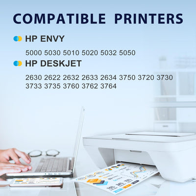 MYCARTRIDGE PHOEVER 304XL 304 XL Patronen Kompatibel für HP 304 Druckerpatronen Multipack Schwarz und Farbe für HP Envy 5020 5000 Deskjet 3750 2630 2620 druckerpatronen