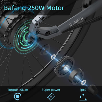 ADO E-Bike Air28 Pro Elektrofahrrad,Pedelec Riemenantrieb,Citybike,e Bike 28 Zoll, 1 Gang, Automatikschaltung, Heckmotor, Gepäckträger, ebike Damen/Herren (Gray)