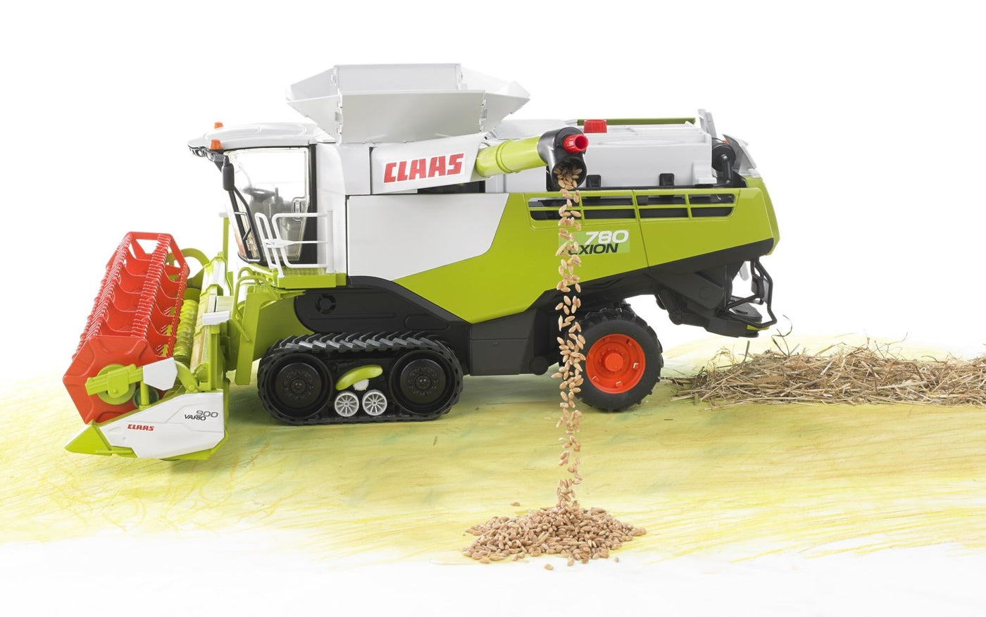 bruder 02119 - Claas Lexion 780 Terra Trac Mähdrescher - 1:16 Fahrzeug, Bauernhof, Landwirtschaft, Traktor, Trecker, Schlepper, Bulldog, Erntemaschine, Feldarbeit, Spielzeug