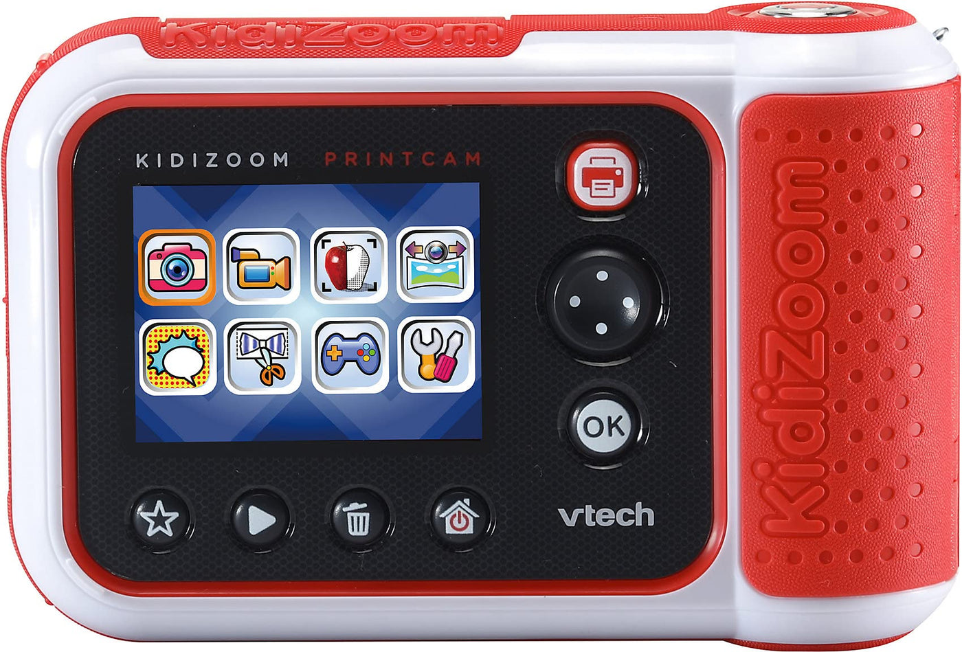 Vtech KidiZoom Print Cam – Sofortbild-Kinderkamera mit Druckfunktion, Selfie- und Videofunktion, Effekten, Spielen u. v. m. – Für Kinder von 4-12 Jahren