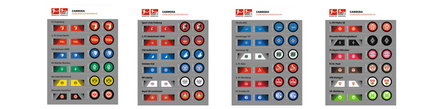 Carrera RC Fahrzeug Bundesliga Soccer Set I Spielfeld mit 2 Mini-RC-Autos – Tore, Ball, Sticker & Banden I Rennaction trifft Fußballspiel I Für Kinder ab 6 Jahren