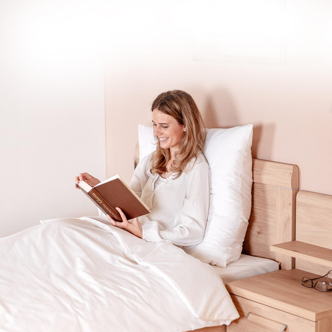 Rosentahl Baumwoll-Bettwäsche-Set atmungsaktiv Deckenbezug & Kissenbezug - Allergikerfreundlich, sorgt für erholsamen Schlaf ohne Hautirritationen - Bettbezug, Bettdeckenbezug,(Weiß, 200x220cm) 3tlg