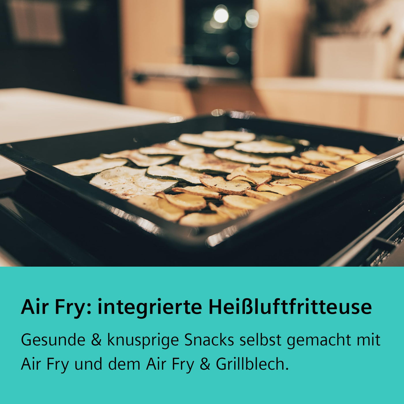 Siemens HB579GBR3, iQ500, Einbau-Backofen 60 x 60 cm, Air Fry, activeClean Pyrolyse Selbstreinung, TFT-Display, 3D Heißluft, Schnellaufheizung, cookControl40 Automatikprogramme, softMove, Edelstahl