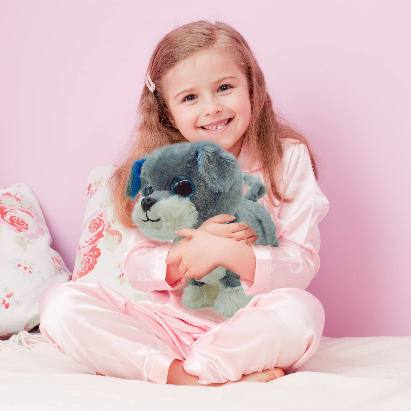 YH YUHUNG Hund mit Leine der Läuft und Bellt, Elektrischer Spielzeug Kinder, Interaktives Haustier Hund mit Funktion, ab 3 Jahren Blau