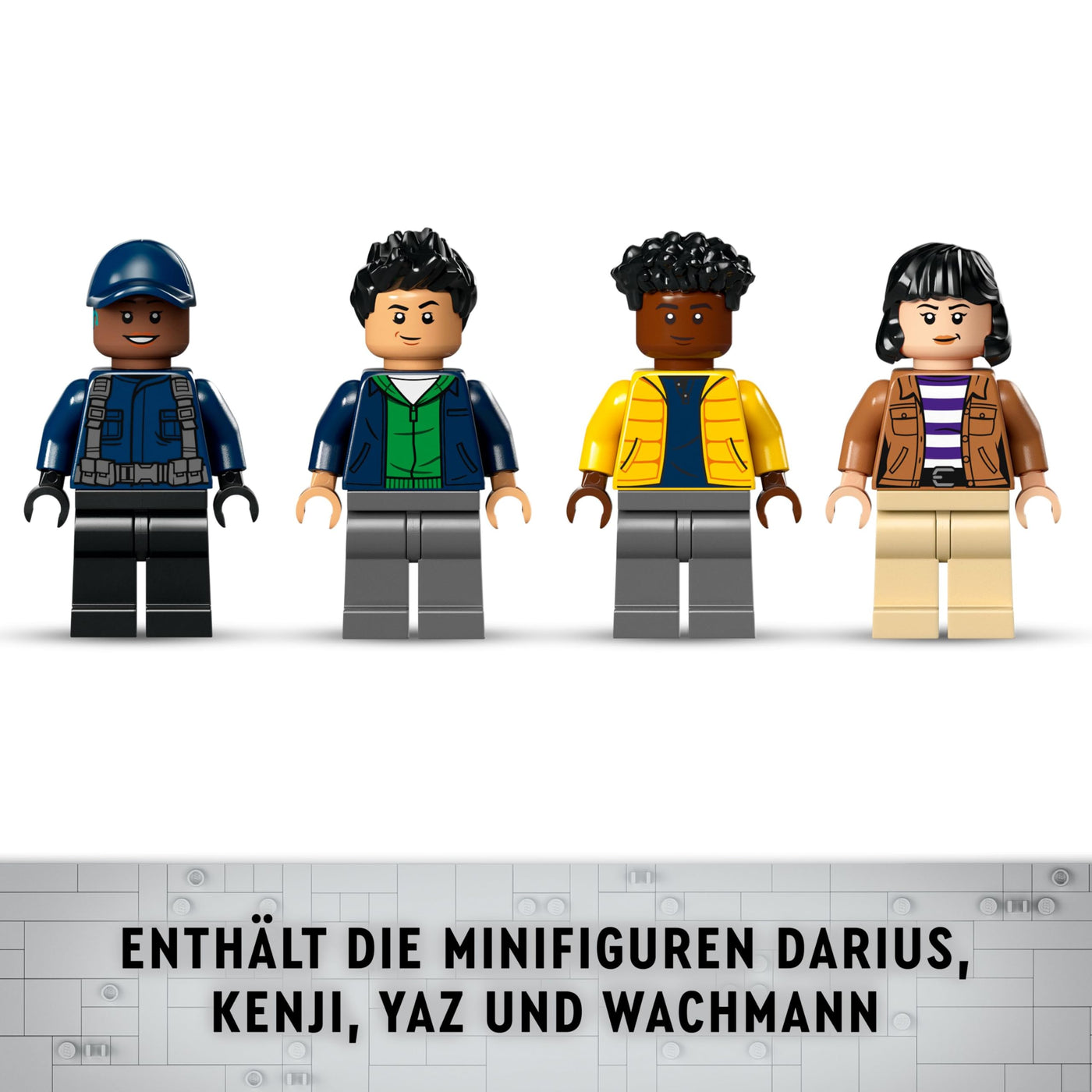 LEGO Jurassic World Dinosaurier-Missionen: Allosaurus-Transporter, Dino-Spielset, Geschenkidee für Kinder mit den Minifiguren Kenji, Darius und Yaz, für Jungen und Mädchen ab 8 Jahren 76966