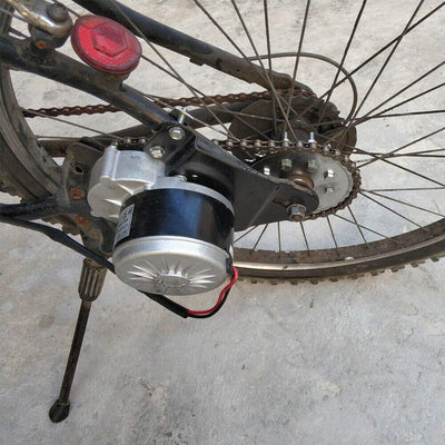 Taozhiyy E-Bike Conversion Kit, 36V 350W Elektrofahrrad Umbausatz Kit inkl Bürstenloser Motor, Controller, Kette, Gasgriff, Elektro Fahrrad Conversion Twist Kit für die Meisten Fahrradräder
