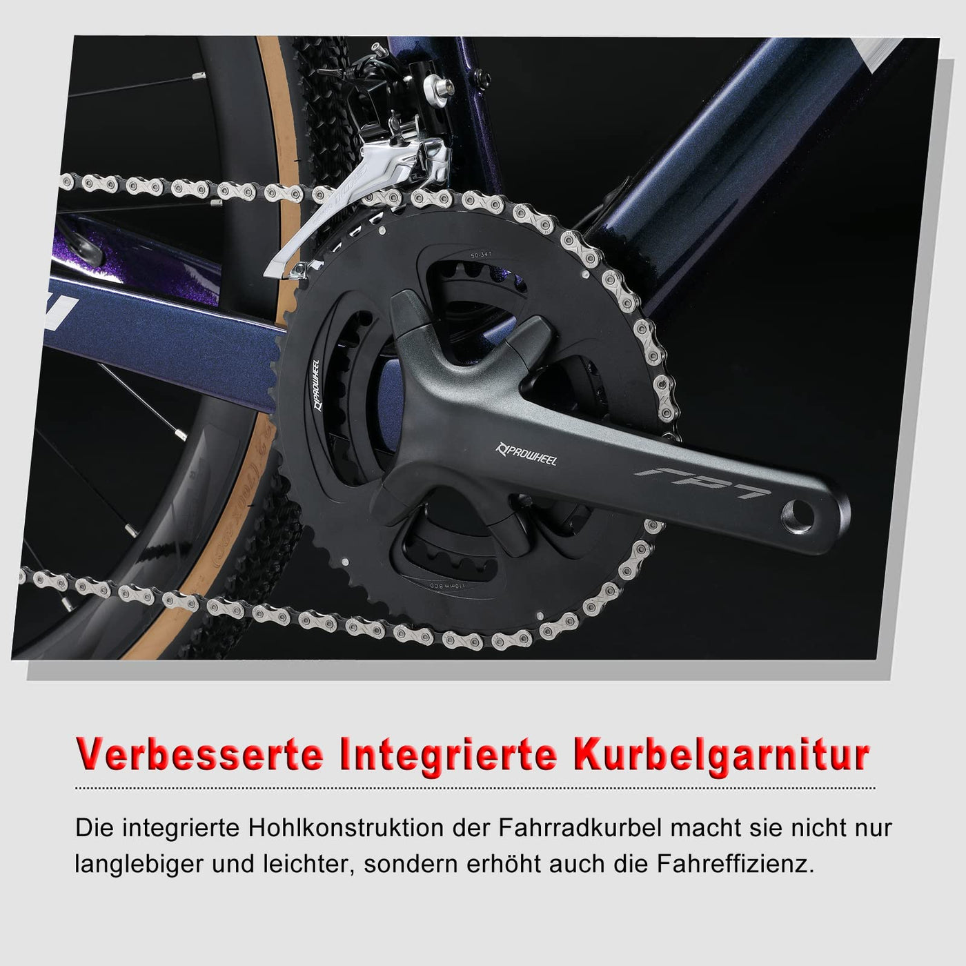 KABON Rennrad Carbon, Rennrad Herren 700c Rahmen,Gabel und Sattelstütze Lenker mit Shimano 105 R7000 22 Gänge Fahrrad Carbon rennrad für Herren Damen (Grau, 50cm)