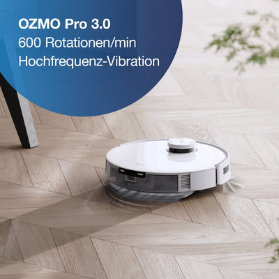 ECOVACS DEEBOT T10, Staubsaugerroboter mit vibrierenden Wischplatten (OZMO 3.0), 3000PA Saugstärke, Hinderniserkennung mit KI (AIVI 3.0), 3D-Kartierung, 5200 mAh Akku, YIKO Sprachassistent