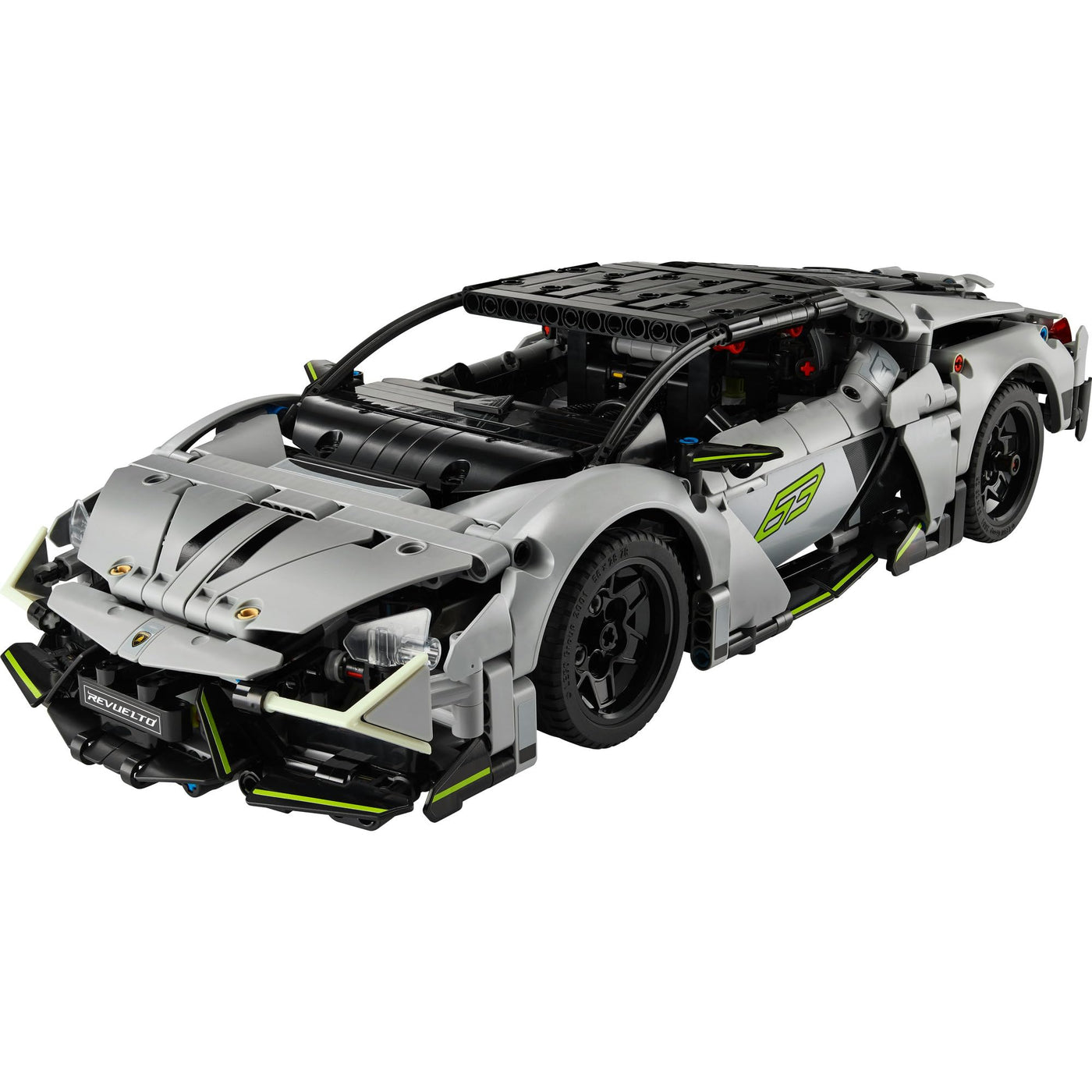 LEGO Technic Lamborghini Revuelto Supersportwagen Spielzeug – ferngesteuertes Automodell mit Lichtfunktionen, Lenkung und wiederaufladbarem Akku-Hub – Geschenk für Jungen ab 10 Jahren – 42214