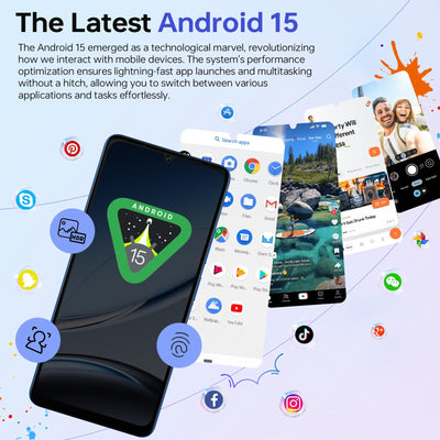 DOOGEE Note 59 5G Android 15 Smartphone Ohne Vertrag, 32GB+128GB /2TB Handy Günstig, 6.75" HD+ 120Hz Handy Ohne Vertrag, 6250mAh Simlockfreie Handys, 16MP+8MP, Dual 5G SIM, OTG/Face ID/NFC/Widevine L1