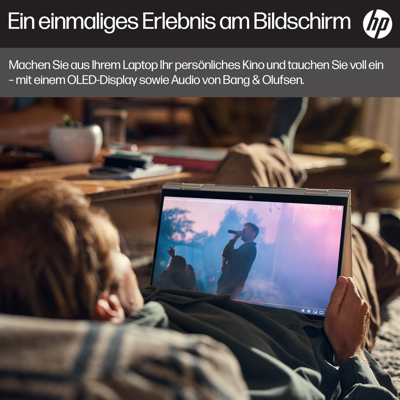 HP Envy x360 2-in-1 Laptop, 15,6" FHD OLED Touchdisplay, Intel Core i7-1355U, Intel Evo, 16 GB DDR5 RAM, 512 GB SSD, Intel Iris Xe, Windows 11 Home, QWERTZ Tastatur, Silver [Exklusiv bei Amazon]
