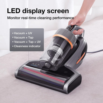 Jimmy BX7 Pro Milbensauger 700W Leistungsstark Matratzenreiniger mit UV-C-Licht, Hausstaubmilben Sensor,Ultraschall Funktion,16Kpa Absaugung Handstaubsauger für Matratze Sofa Bett