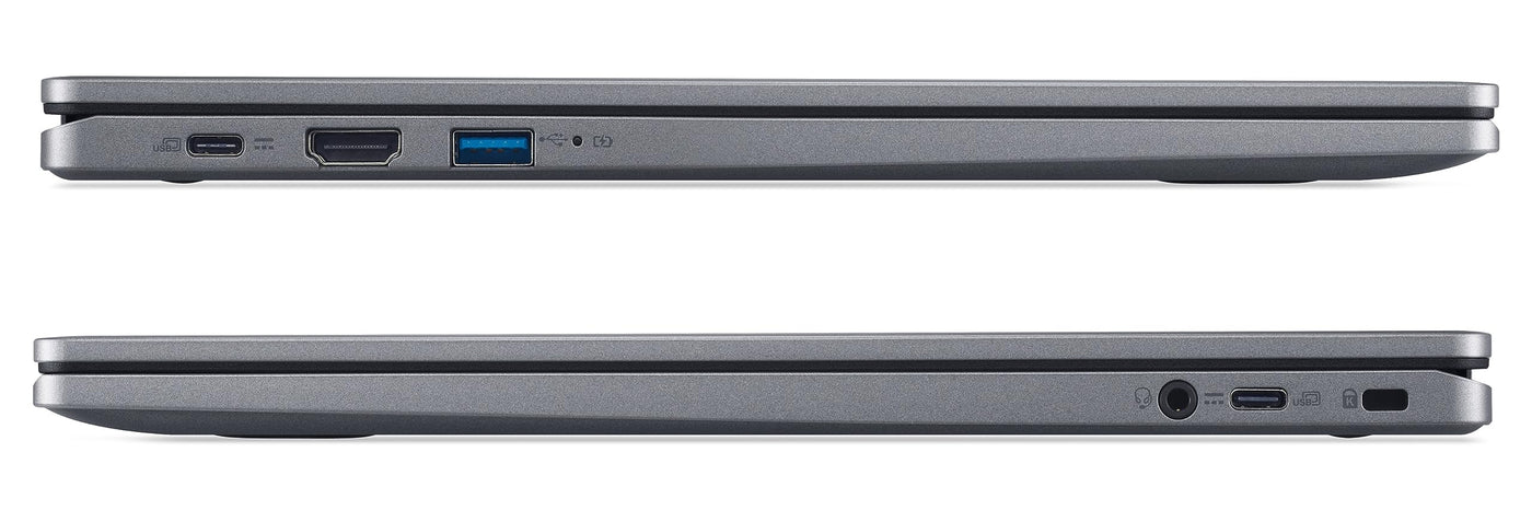 Acer Chromebook Plus 515 (CB515-2H-30CZ) Laptop, 15,6" FHD Display, Intel Core i3-1215U, 8 GB RAM, 128 GB SSD, Intel UHD Graphics, Google ChromeOS, AI-Features, grau