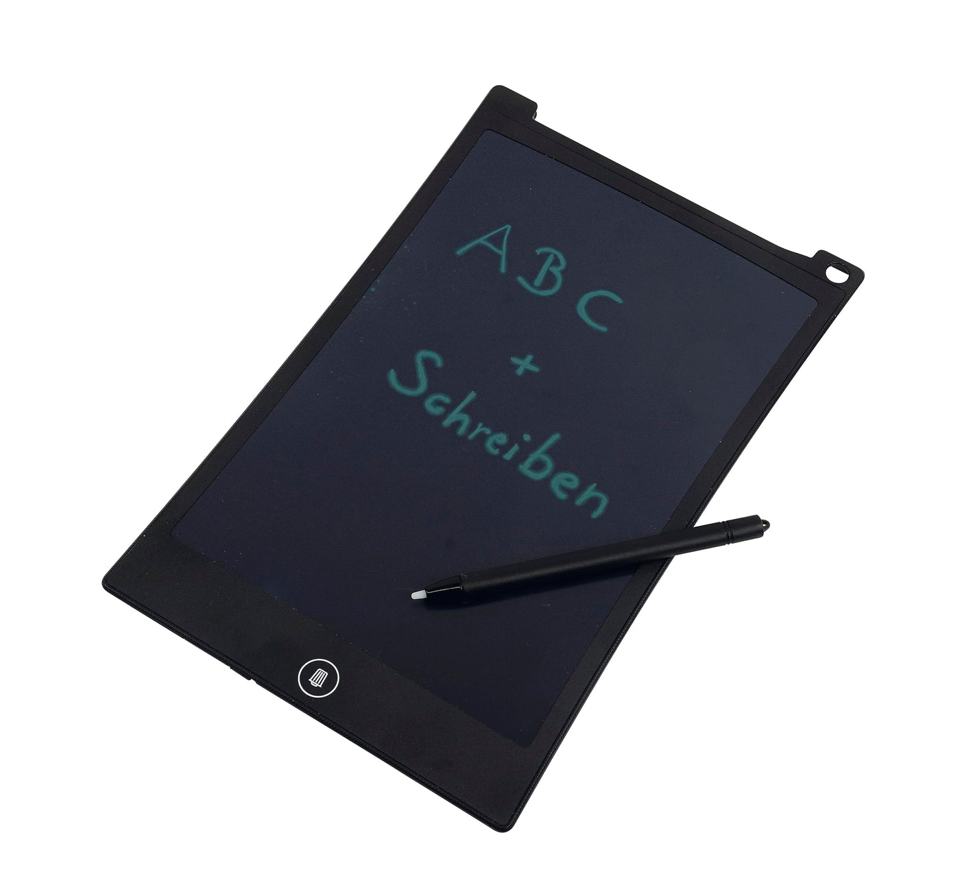 TimeTEX - Digitale Schiefertafel SD | Digitale Schreibtafel zum beschriften - hilft beim Schreibenlernen. Ideal auch für Kreide-Allergiker | Inhalt: Schreibtafel Elektronisch mit schwarzem Display