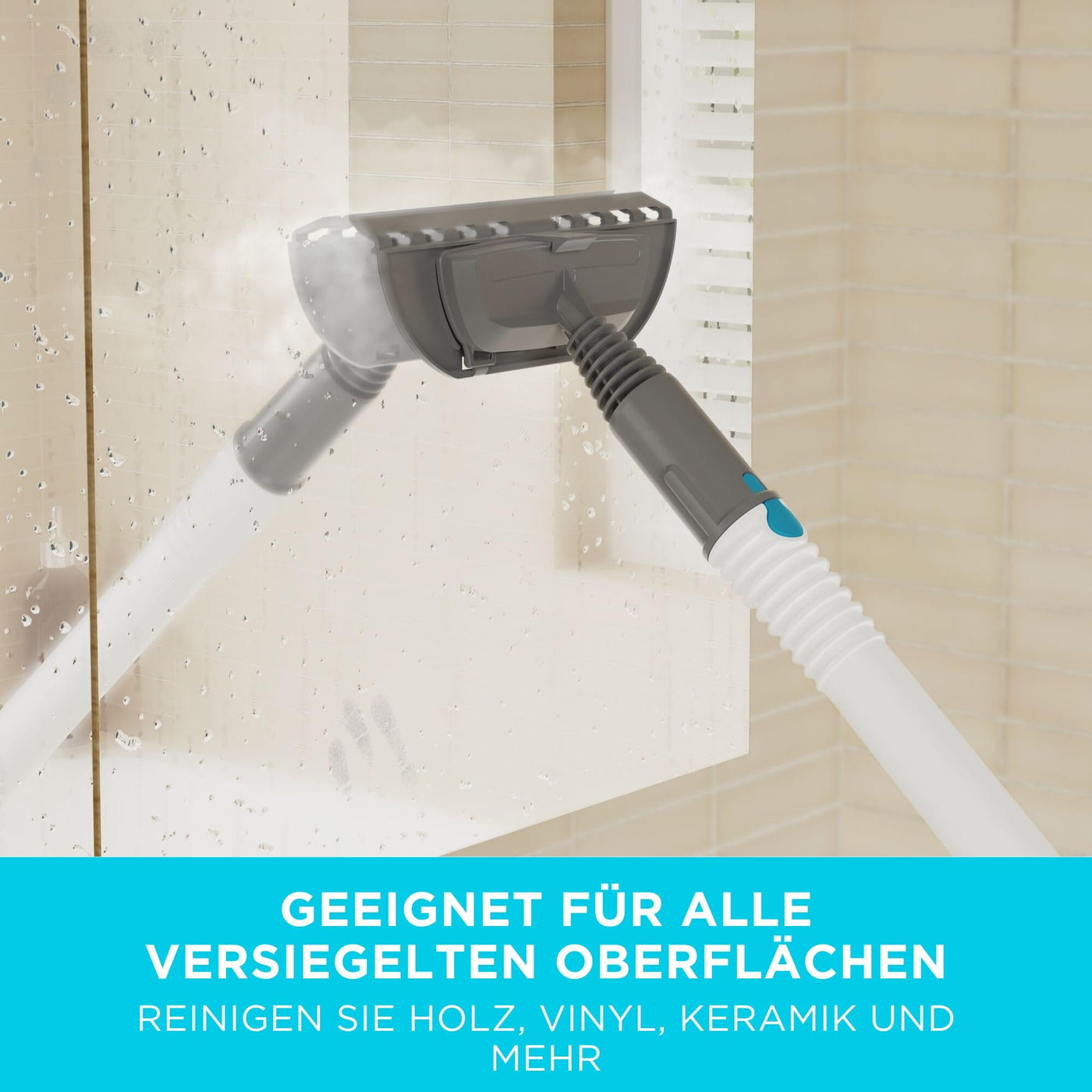 BLACK+DECKER 2300W Druck-Dampfreiniger Steam Ultra (mit 4 Bar Dampfdruck, beseitigt 99Prozent aller Haushaltkeime, abnehmbarer Tank und geringe Aufheizphase, inklusiv 14-tlg; zubehör) BHSMP2314