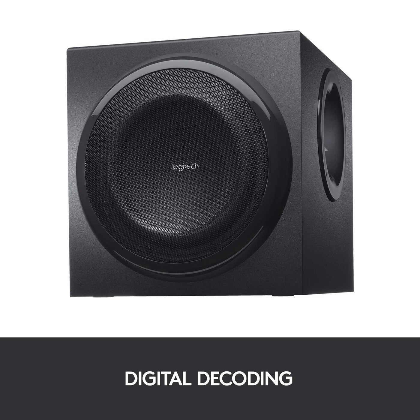 Logitech Z906 5.1 Sound System, Lautsprecher mit 1000 Watt Surround Sound, THX, Mehrere Audio-Eingänge, Fernbedienung, UK Stecker, PC/PS4/Xbox/Stereo-Anlage/TV/Smartphone/Tablet - Schwarz