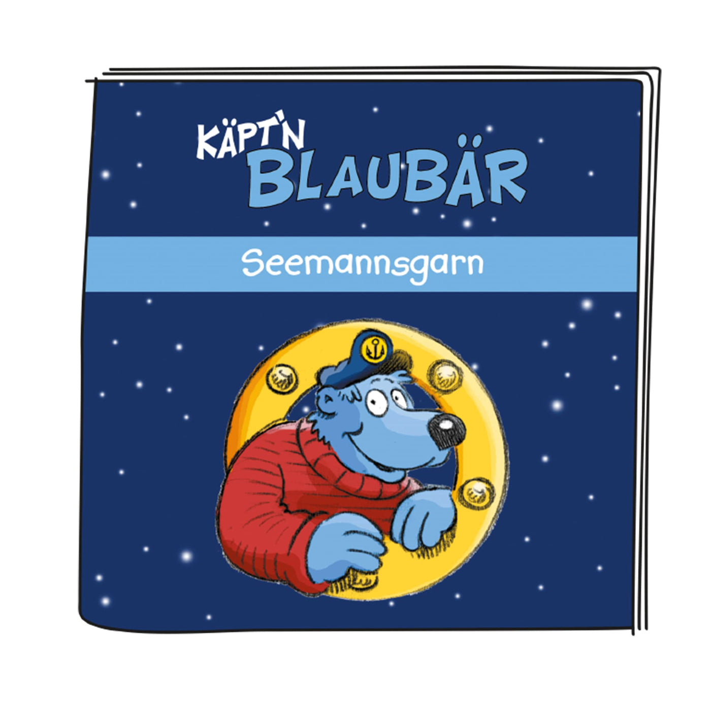tonies Hörfigur für Toniebox, Käpt'n Blaubär – Seemannsgarn, Hörspiel für Kinder mit zehn lustigen Geschichten, ab 4 Jahren, Spielzeit ca. 50 Minuten