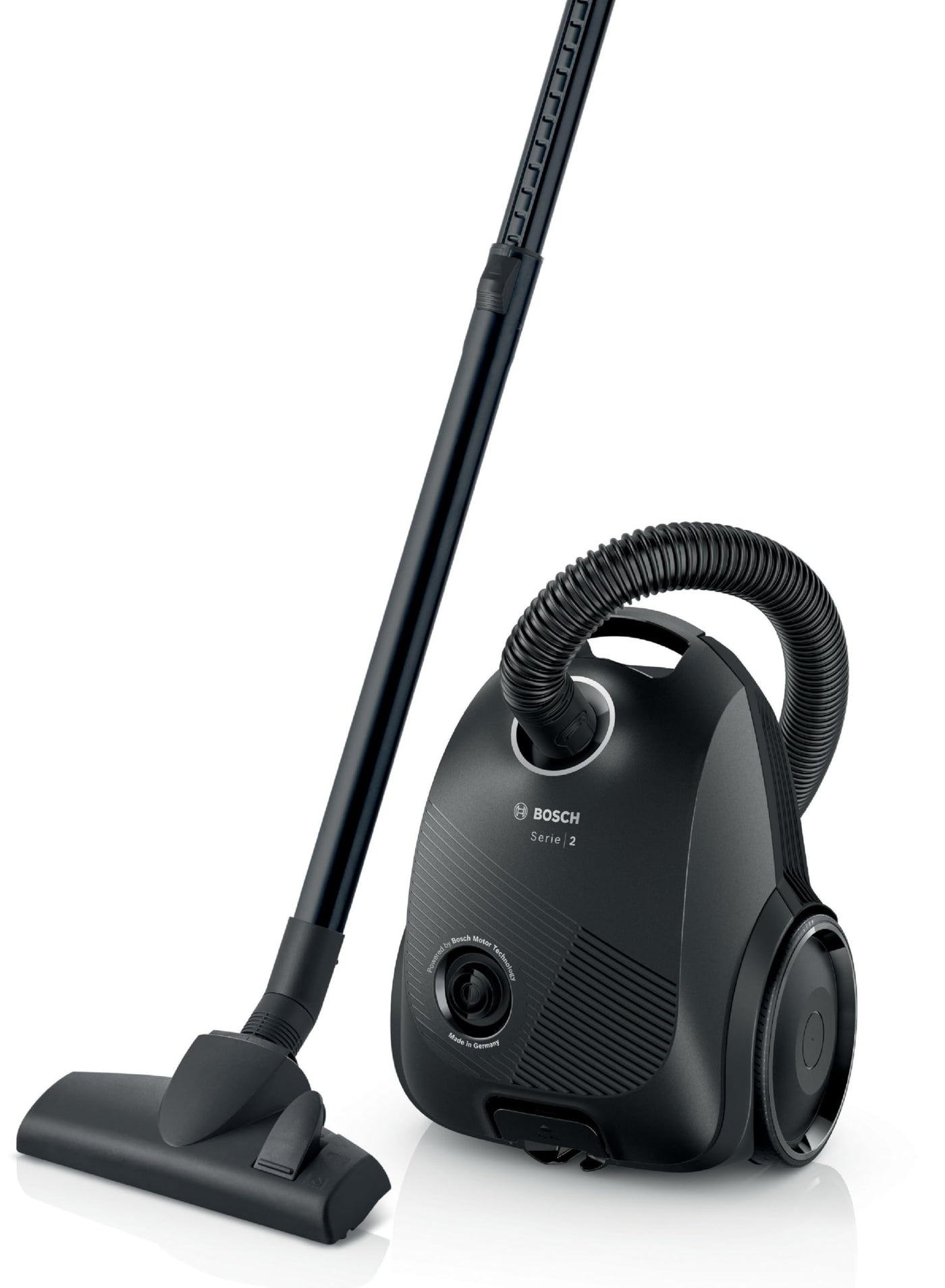 Bosch Serie 2 5948913, Schlitten-Staubsauger mit Beutel, Schwarz, 3600 W, 3.5 liters, 80 Dezibel