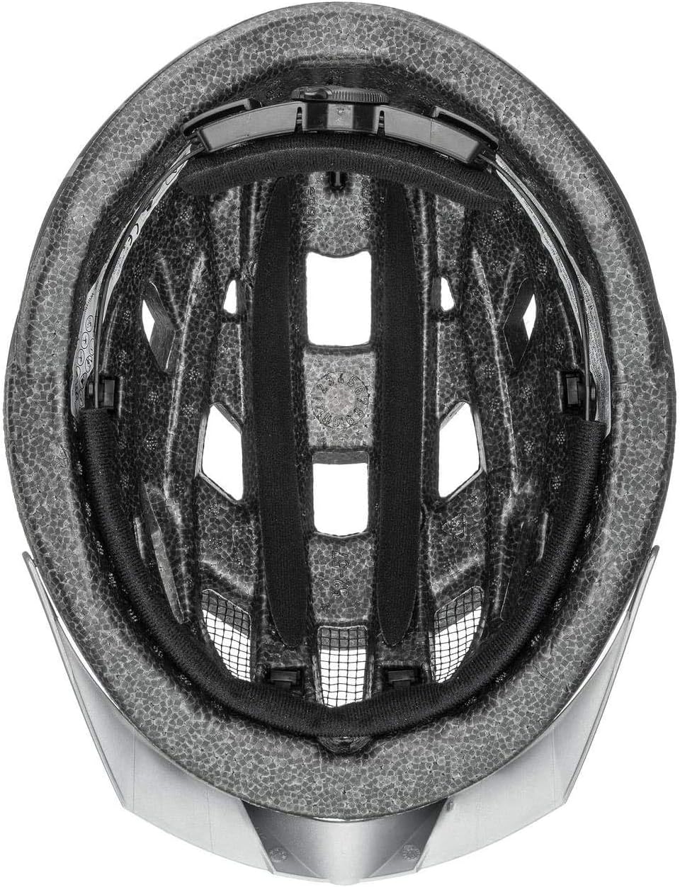 uvex air wing cc - leichter Allround-Helm für Damen und Herren - individuelle Größenanpassung - waschbare Innenausstattung - black - silver matt - 52-57 cm