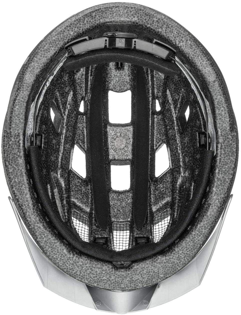 uvex air wing cc - leichter Allround-Helm für Damen und Herren - individuelle Größenanpassung - waschbare Innenausstattung - black - silver matt - 52-57 cm