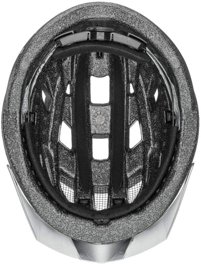 uvex air wing cc - leichter Allround-Helm für Damen und Herren - individuelle Größenanpassung - waschbare Innenausstattung - black - silver matt - 52-57 cm