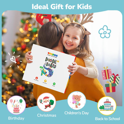 TECJOE LCD Schreibtafel Kinder, 4 Pack Zaubertafel, 8.5 Zoll Maltafel Zaubertafel für Kinder, Mal Tablet Kinder für Kinder zum Reisen, Geschenk Spielzeuge für 3 4 5 6 Jährige Jungen, Mädchen