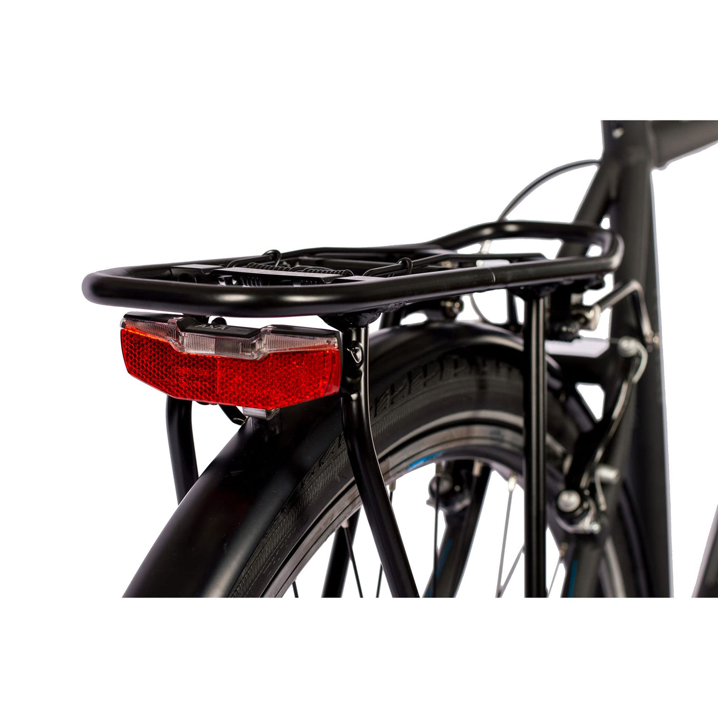 Airtracks Herren Trekking Fahrrad 28 Zoll Trekkingbike TR.2820 Trekkingrad City Bike 24 Gang Shimano ACERA RD-T3000 Kettenschaltung Nabendynamo Schwarz Matt - 60cm Körpergröße 185-195 cm