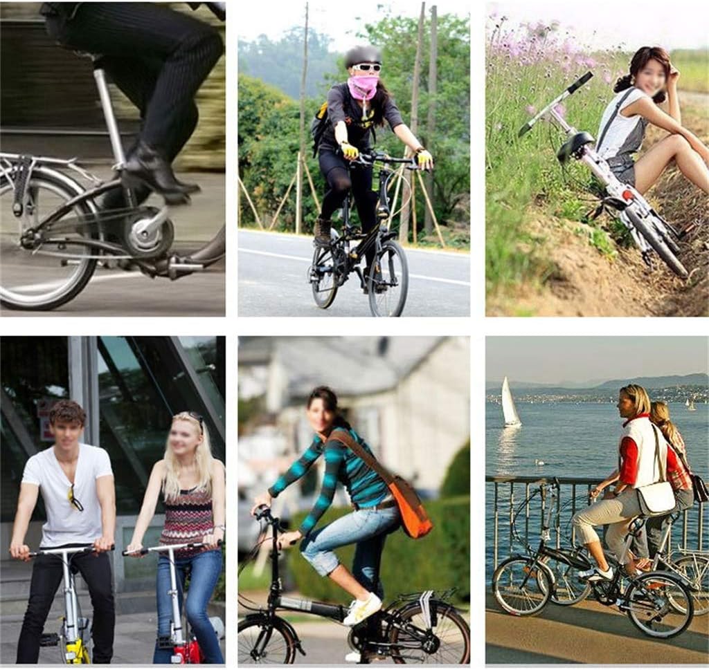16-Zoll 6 Gang Klappräder, Travel Faltrad, Camping Klapprad mit Tragegriff, Faltfahrrad für Herren und Damen,Doppelscheibenbremse