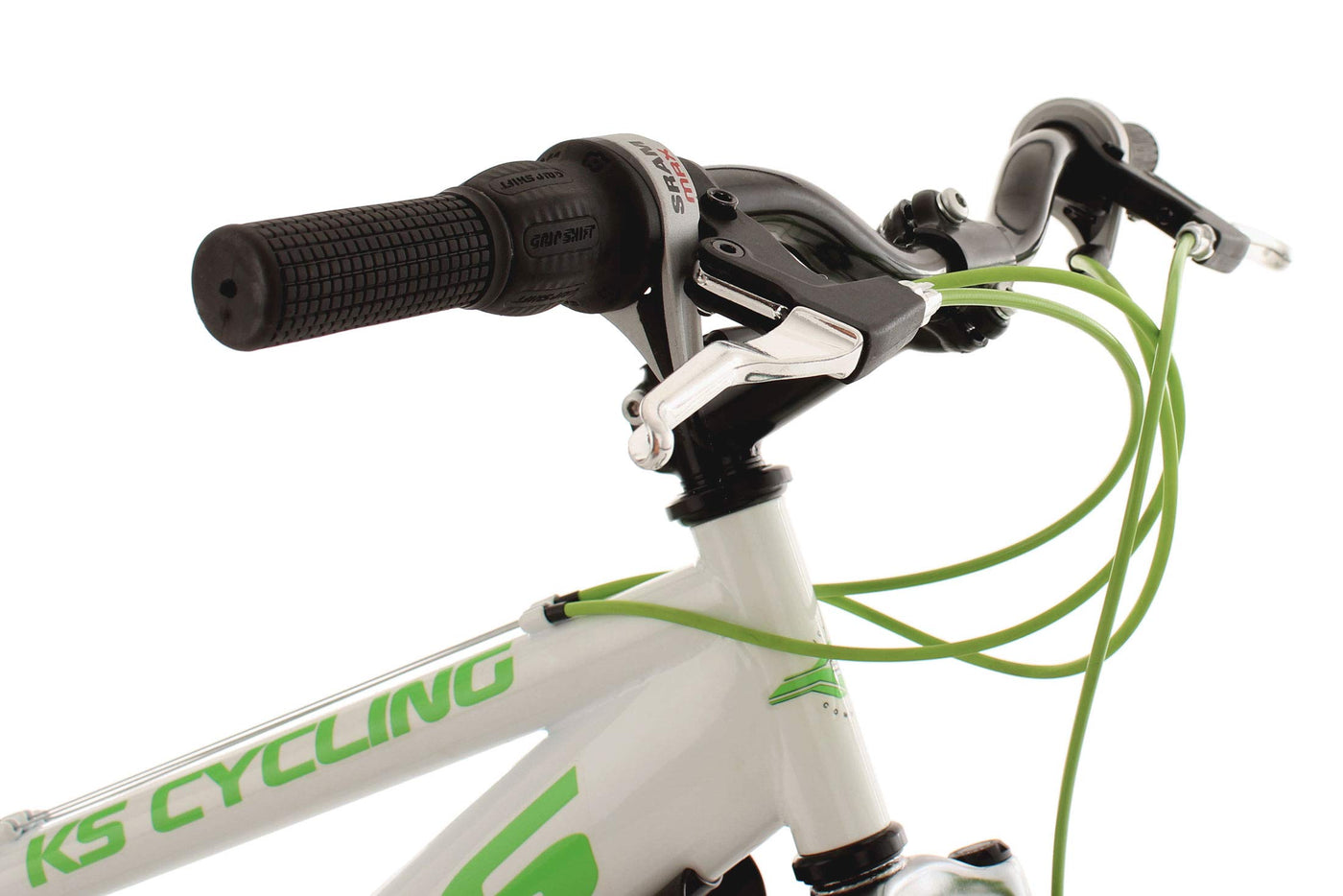 KS Cycling Mountainbike MTB Fully 26'' Bliss weiß-grün RH 47 cm