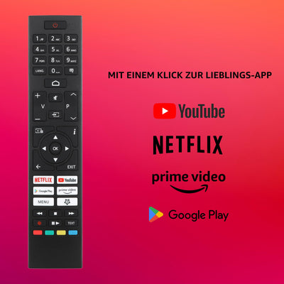 Telefunken Android TV 65 Zoll Fernseher (4K UHD Smart TV, HDR Dolby Vision, Triple-Tuner, Dolby Atmos) D65U750X2CW