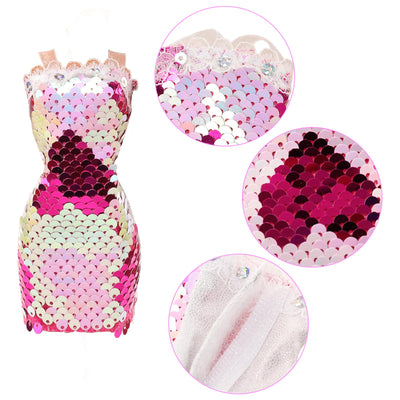 Miunana 15 Kleidung für Puppen = 9 Fashion Kleider 3 Tops 3 Hosen für 11,5 Zoll Mädchen Puppen Geschenk