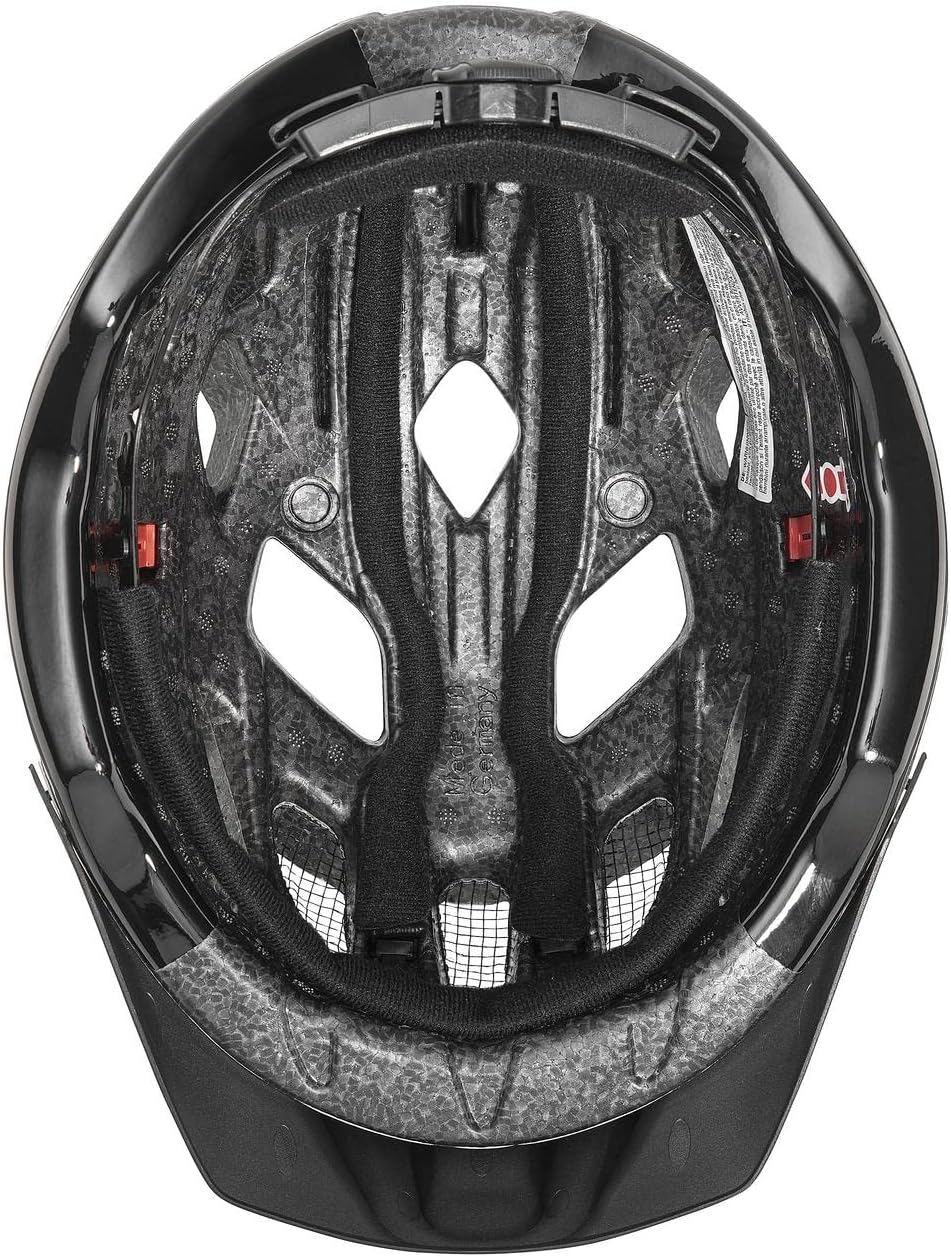 uvex active - sicherer Allround-Helm für Damen und Herren - individuelle Größenanpassung - erweiterbar mit LED-Licht - white black - 56-60 cm