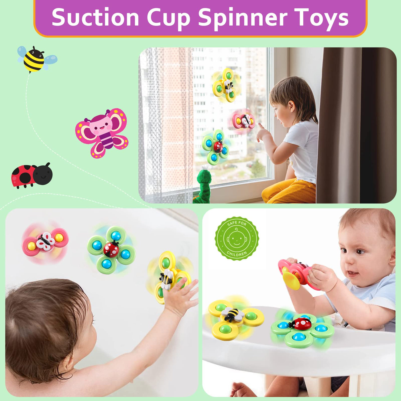 Baby Spielzeug für 6 bis 12 Monate, Montessori Spielzeug für Babys, Sensorisches Baby Spielzeug, 6 in 1 Motorikspielzeug, Stapelspielzeug Blöcken und Ringen, passende Eier (6 in 1)