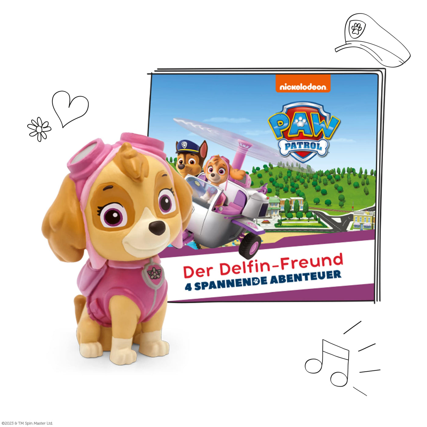 tonies Hörfiguren Bundle für Toniebox, 4 x PAW Patrol Figur, jeweils 4 spannende Geschichten für Kinder ab 3 Jahren