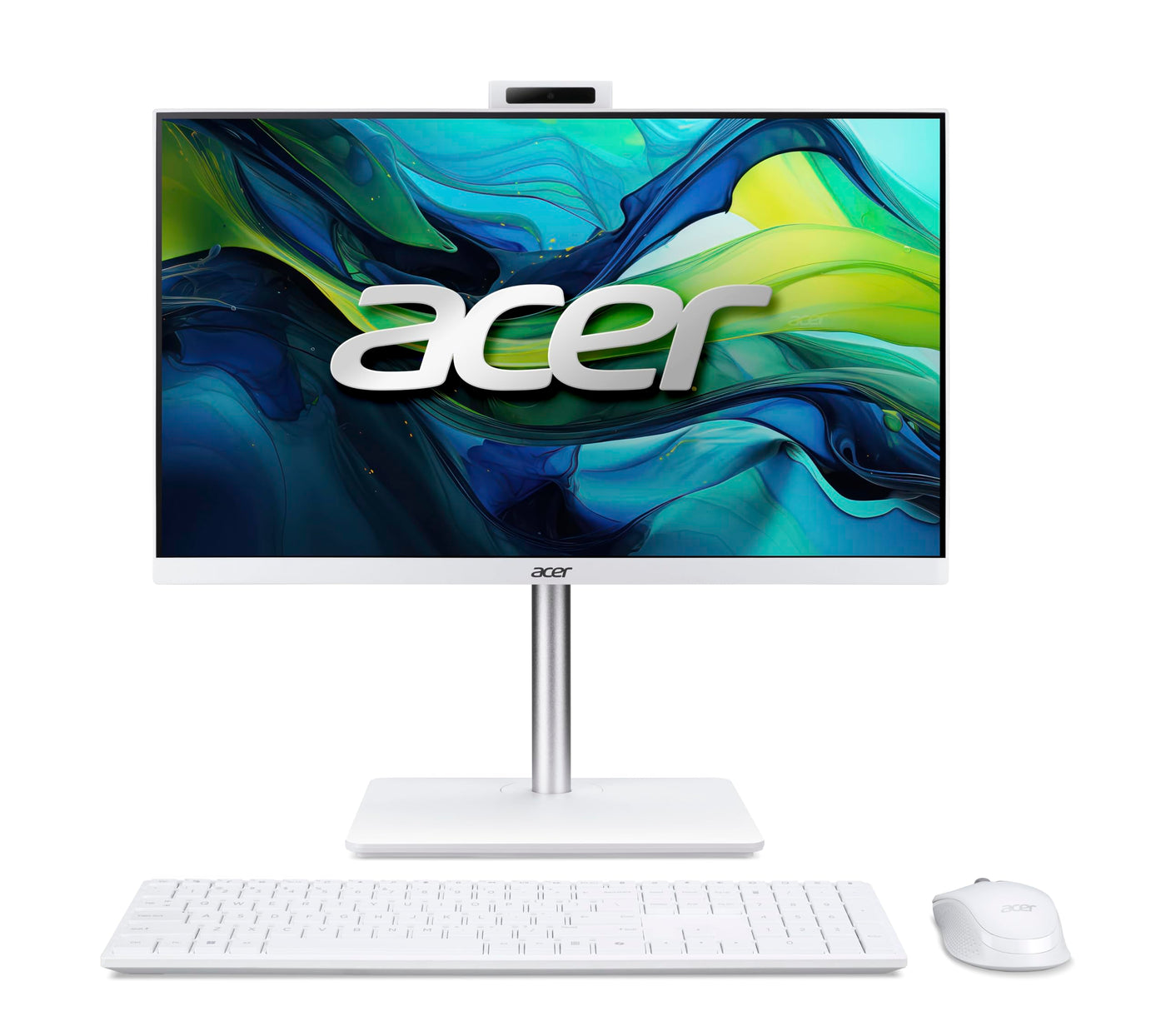 Aspire C24-A All In One PC - 23 Zoll Full HD 120 Hz IPS Display, Intel Core i5-1334U (Bis zu 4,6 GHz), 16 GB DDR4 RAM, 512 GB M.2 PCIe NVMe SSD, Onboard Grafik, Windows 11 Home, Weiß