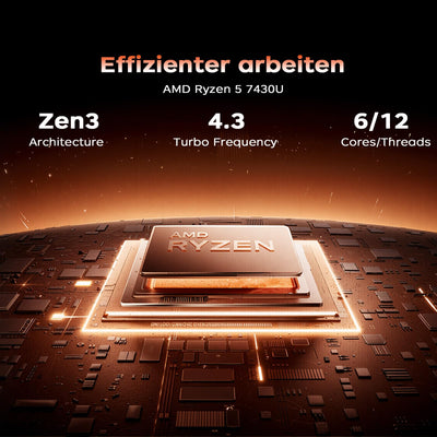 Tivique Laptop,15,6 Zoll,Ryzen 7 7730U Prozessor,bis zu 4.5GHz,16 GB RAM 512 GB SSD,NVMe PCIe 3.0,Unterstützt 4 TB SSD-Erweiterung,Gaming Laptops, Leichtgewicht,WiFi6, HDMI