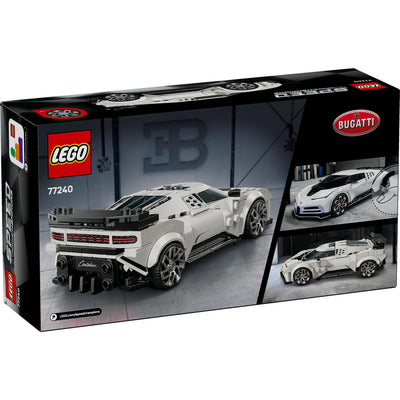 LEGO Speed Champions Bugatti Centodieci Hypersportwagen (77240); Spielzeug für Jungen und Mädchen; Bauset mit Auto und 1 Minifigur zum Sammeln; Geschenk für Kinder ab 9 Jahren