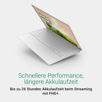 Dell XPS 13 (9350) Laptop 13.4" FHD+ 120Hz, Intel Core Ultra 7 Series 2 Intel - Evo Edition, Intel Arc, 32GB RAM, 1TB SSD, Windows 11 Home Copilot, Deutsch QWERTZ Backlit Keyboard, Platin