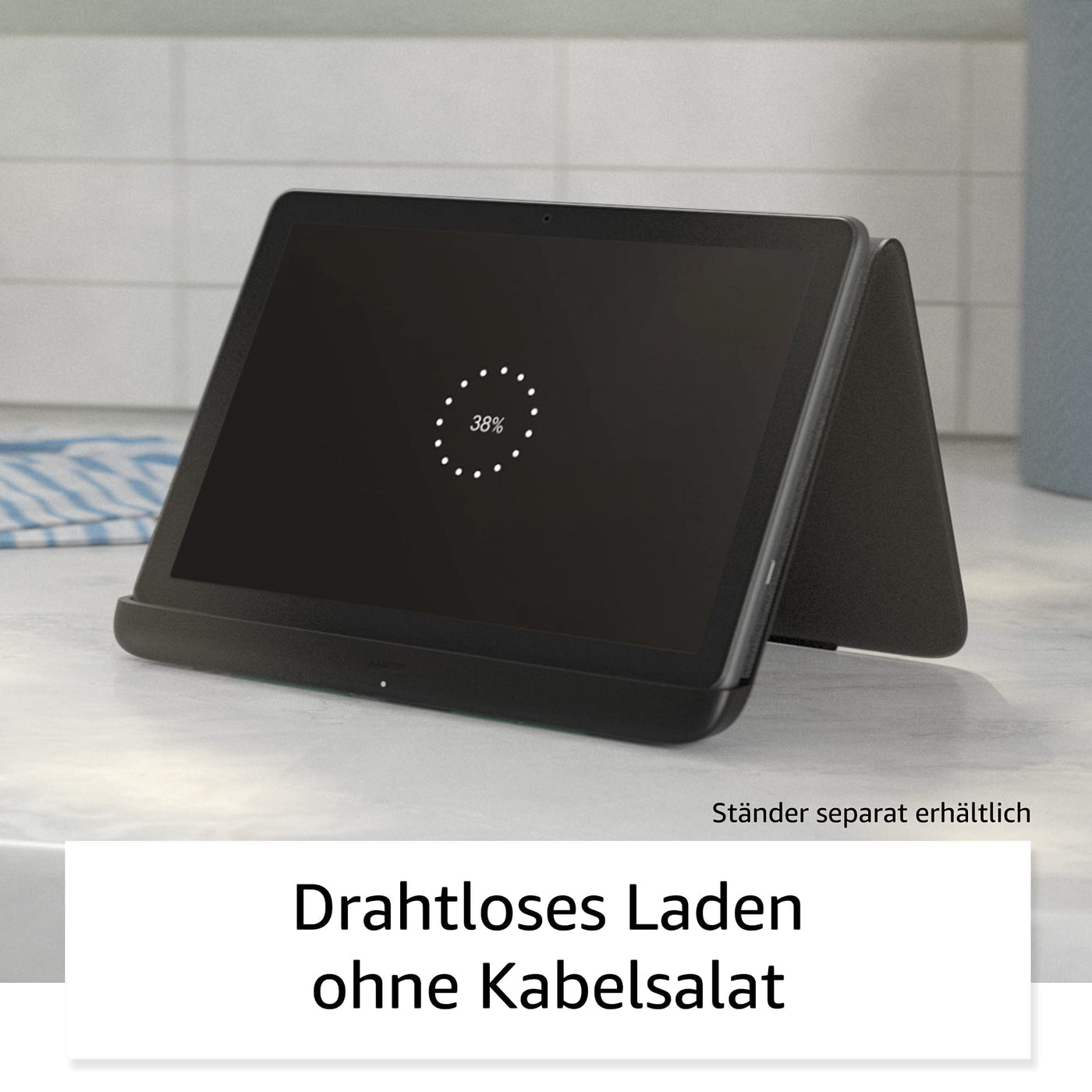 Amazon Fire HD 10 Plus-Tablet, Zertifiziert und generalüberholt | 25,6 cm (10,1 Zoll) großes Full-HD-Display (1080p), 64 GB, Schiefergrau – mit Werbung |
