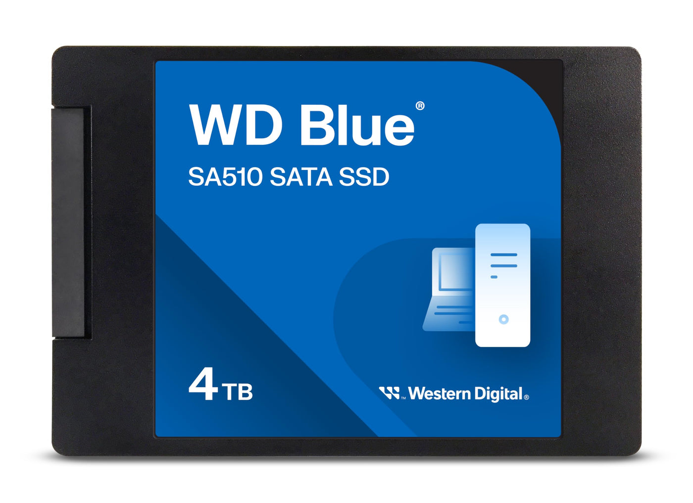 WD Blue SA510 SATA SSD 4 TB 2,5 Zoll (Lesen bis 560 MB/s, Schreiben bis 520 MB/s, Upgrade für PC/Laptop, Western Digital SSD Dashboard)