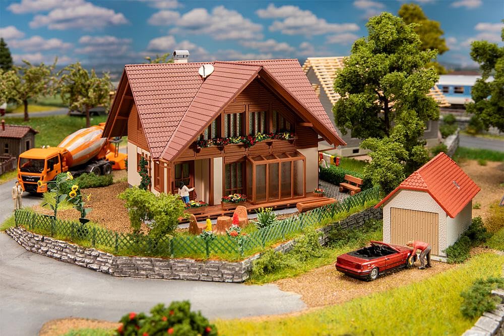 FALLER 130659 - Einfamilienhaus Rustica - Spur: H0 - Häuser & Bauwerke für Modelleisenbahnen - Maßstab: 1:87