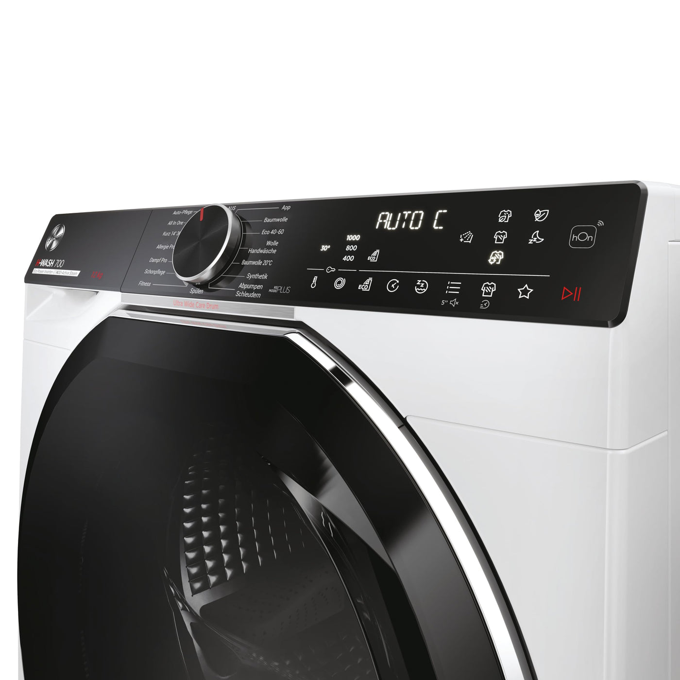 Hoover H-WASH 700 H7W 412MBC-84 Waschmaschine / 12 kg/A/Mix-Power-System/Dampffunktion/Smarte Bedienung via Bluetooth und WiFi